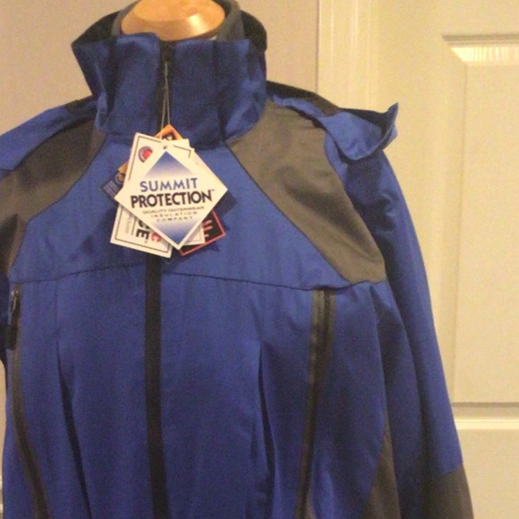 💕HOST PICK💕⬇️Price Drop⬇️Men’s Blue/black 3in1winter jacket removable fleece - Picture 5 of 10